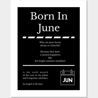 Born in June Posters and Art